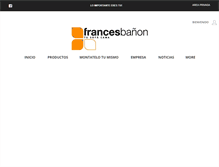 Tablet Screenshot of francesbanon.com